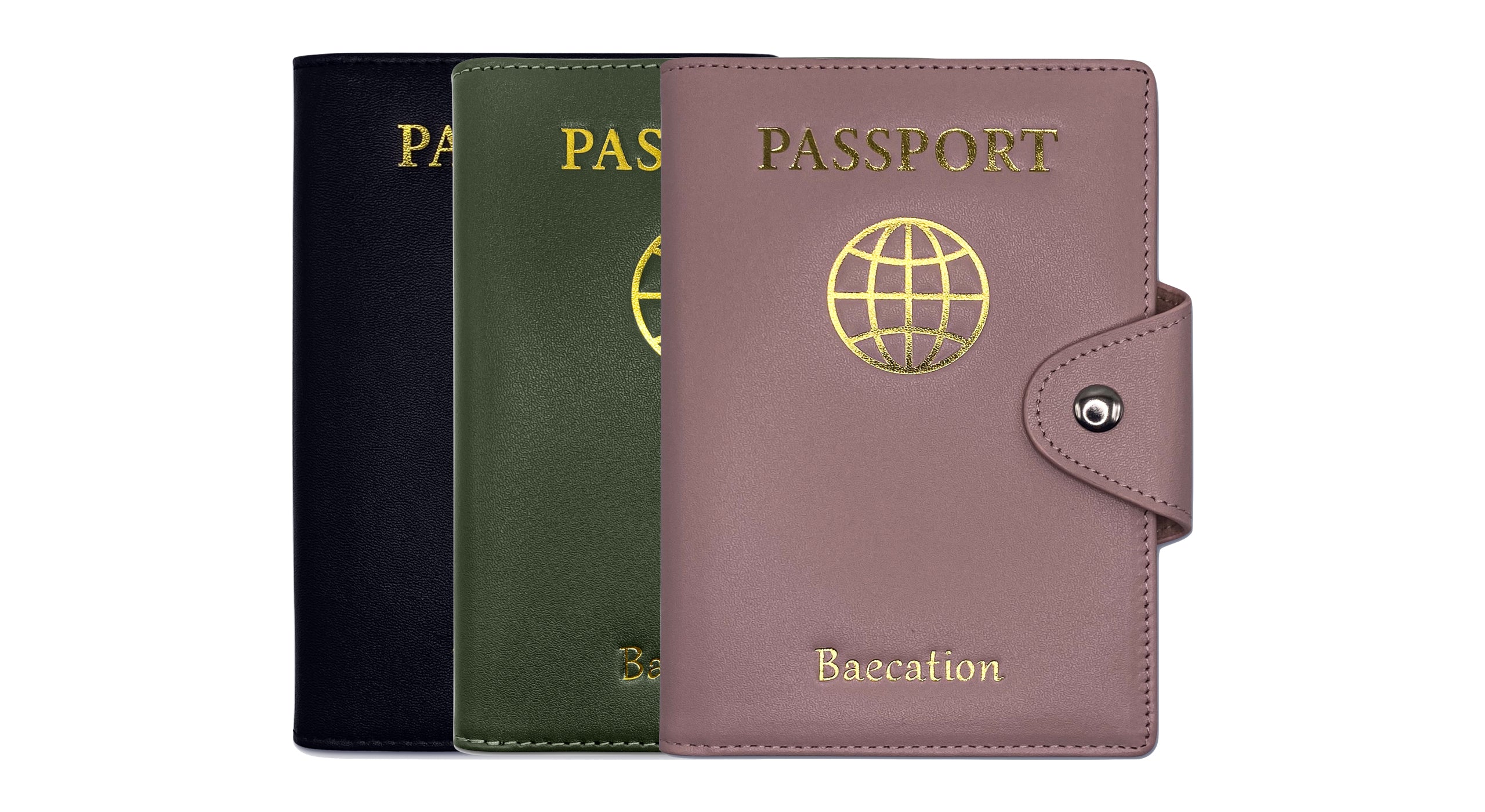 Premium leather RFID passport wallet for couples. Luxury passport wallets, RFID protection, travel wallets for couples, honeymoon essentials, romantic getaways